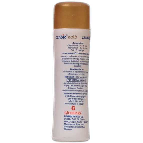 candid gold powder 100 gm